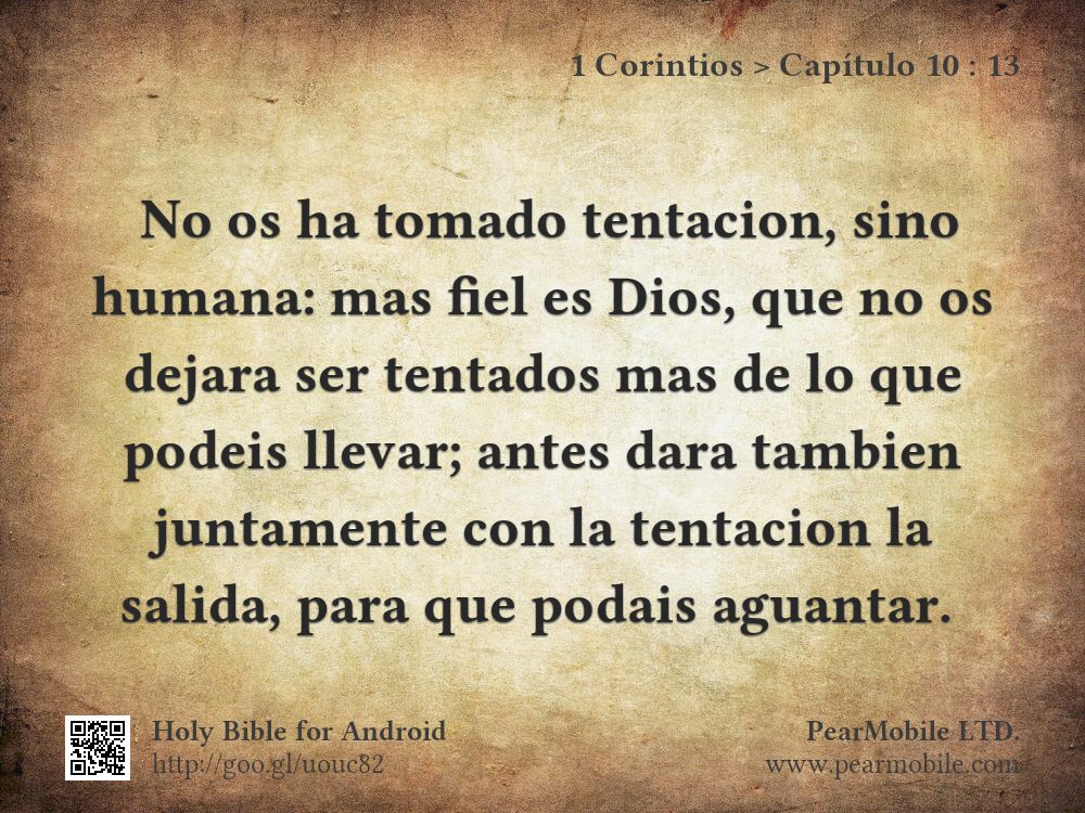 1 Corintios, Capítulo 10:13
